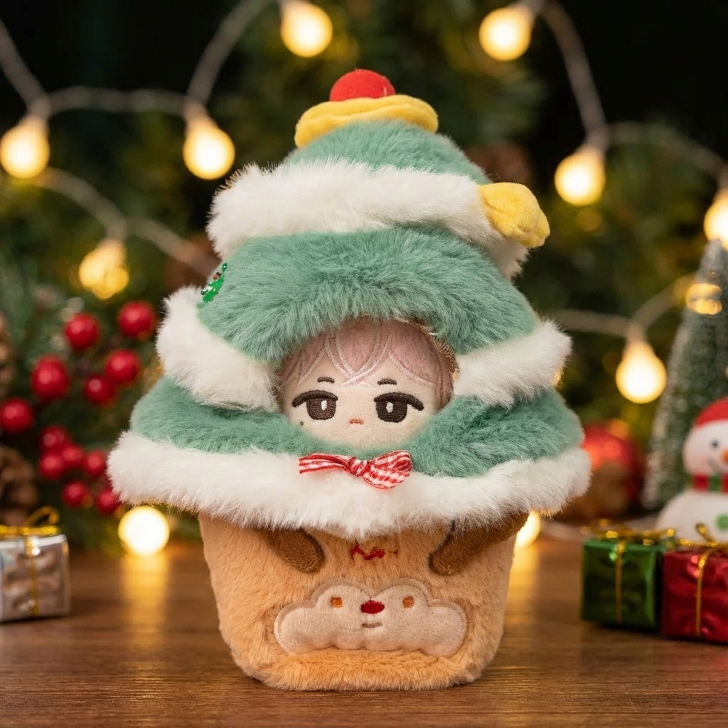 Gấu bông búp bê, búp bê bông 10cm, búp bê cho bé, oufit doll 10cm thời trang quần áo đồ chơi búp bê