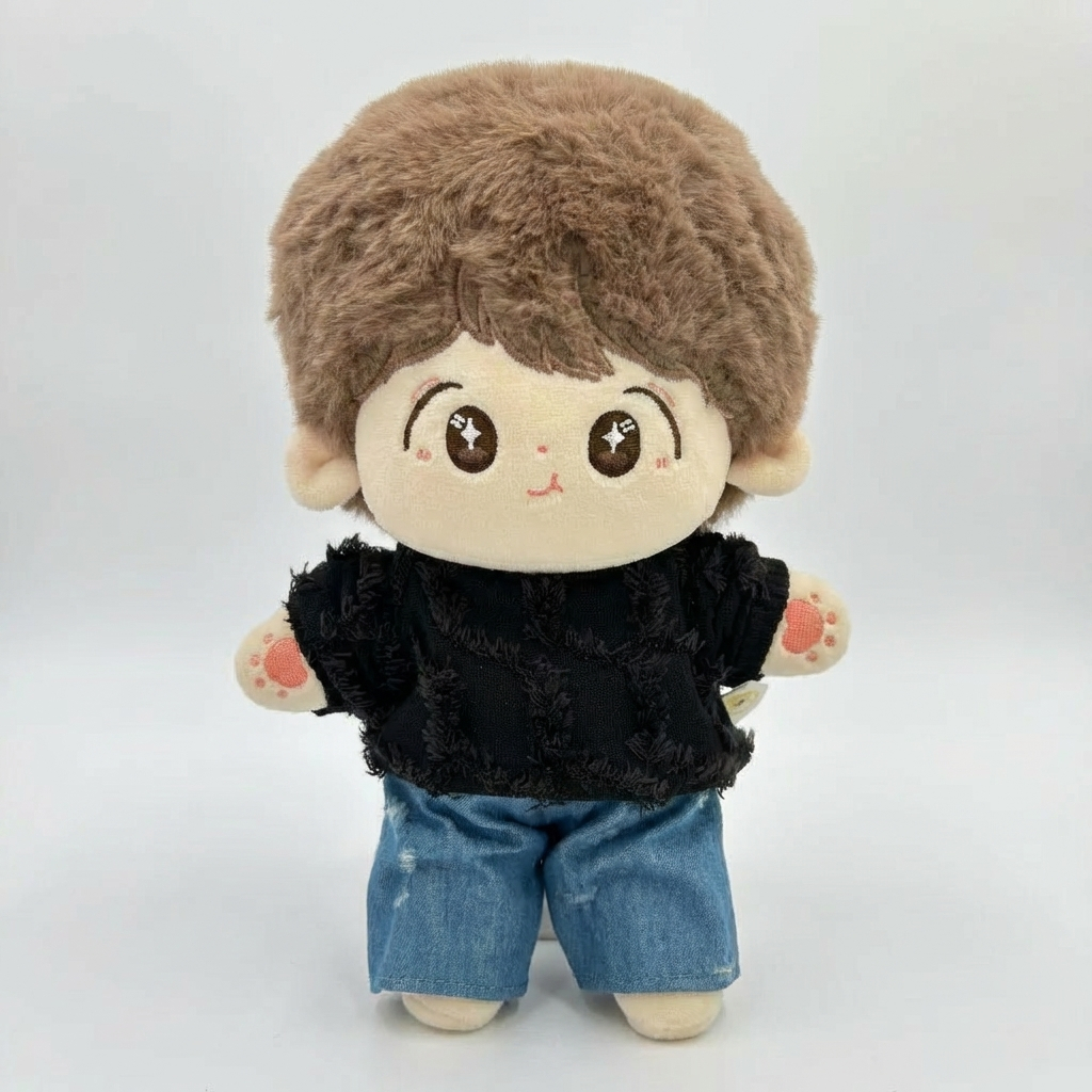 Gấu bông búp bê, búp bê bông 10cm, búp bê cho bé, oufit doll 10cm thời trang quần áo đồ chơi búp bê