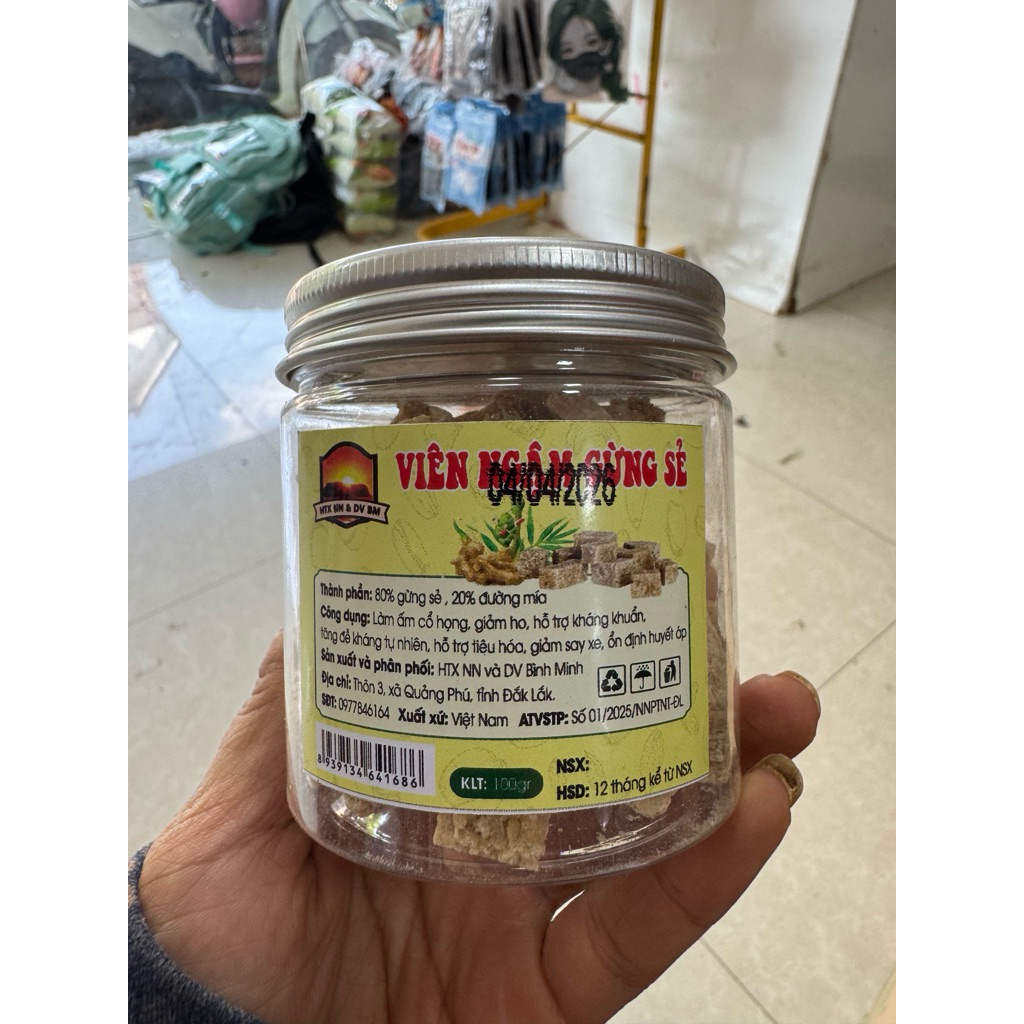 viên ngậm gừng