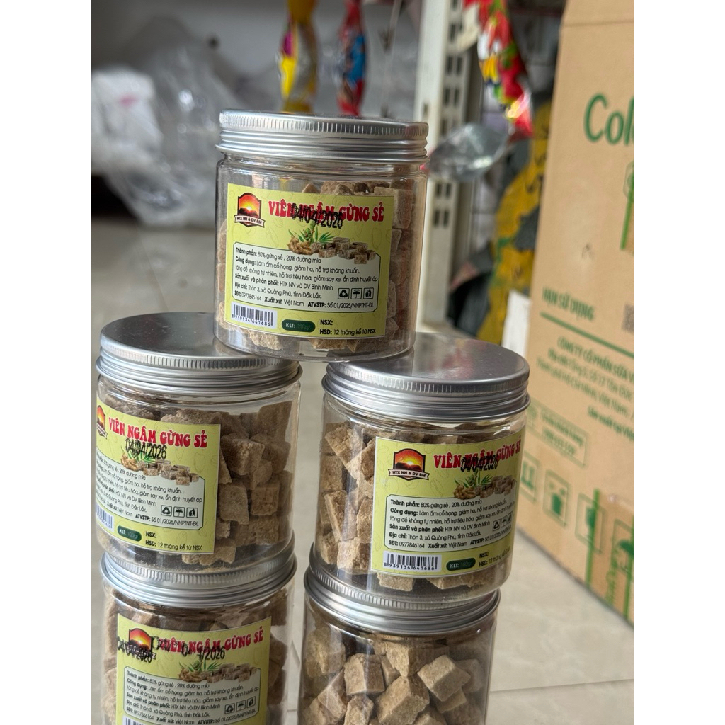 viên ngậm gừng
