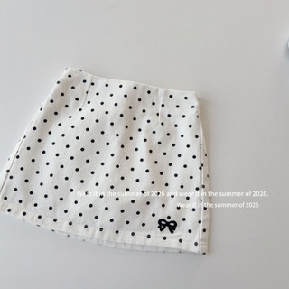 SẴN XANH DƯƠNG 150-order quảng châu-chân váy ngắn chấm bi đủ màu cho bé gái