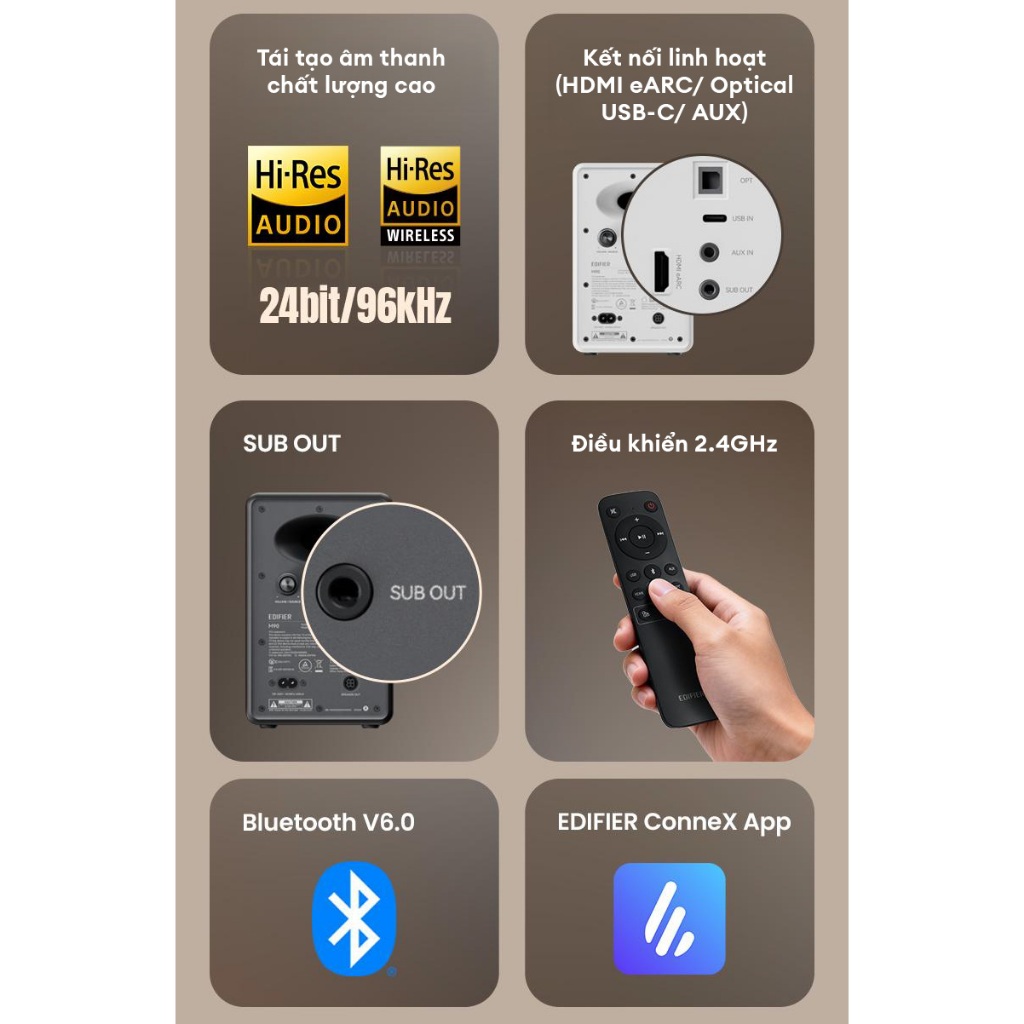 Loa Bluetooth Để Bàn M90 | Công Suất 100W | Thiết Kế Nhỏ Gọn | Bluetooth V6.0 | Bảo Hành 15 Tháng | BigBuy360 - bigbuy360.vn