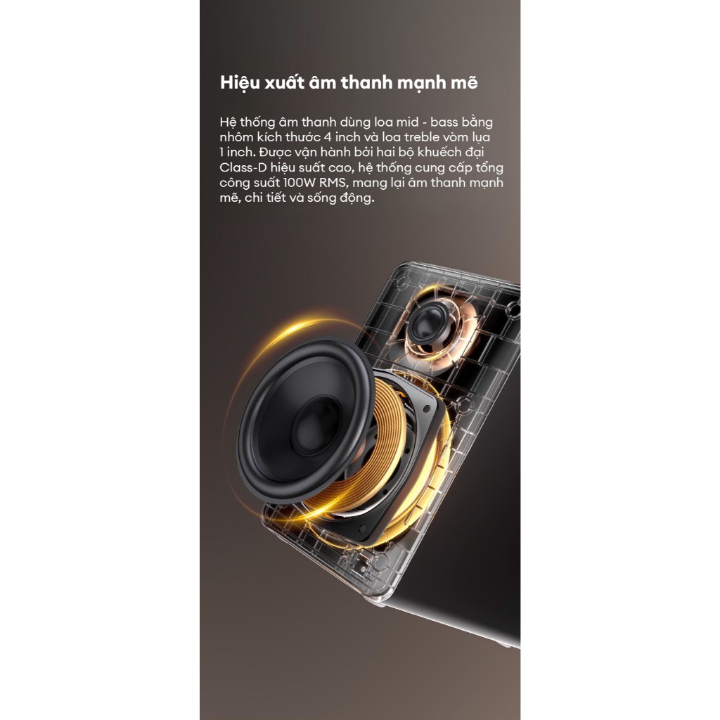 Loa Bluetooth Để Bàn M90 | Công Suất 100W | Thiết Kế Nhỏ Gọn | Bluetooth V6.0 | Bảo Hành 15 Tháng | BigBuy360 - bigbuy360.vn
