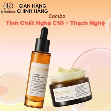 Combo Tinh chất nghệ Hưng Yên Cocoon 30ml và Thạch nghệ Hưng Yên Cocoon 30ml