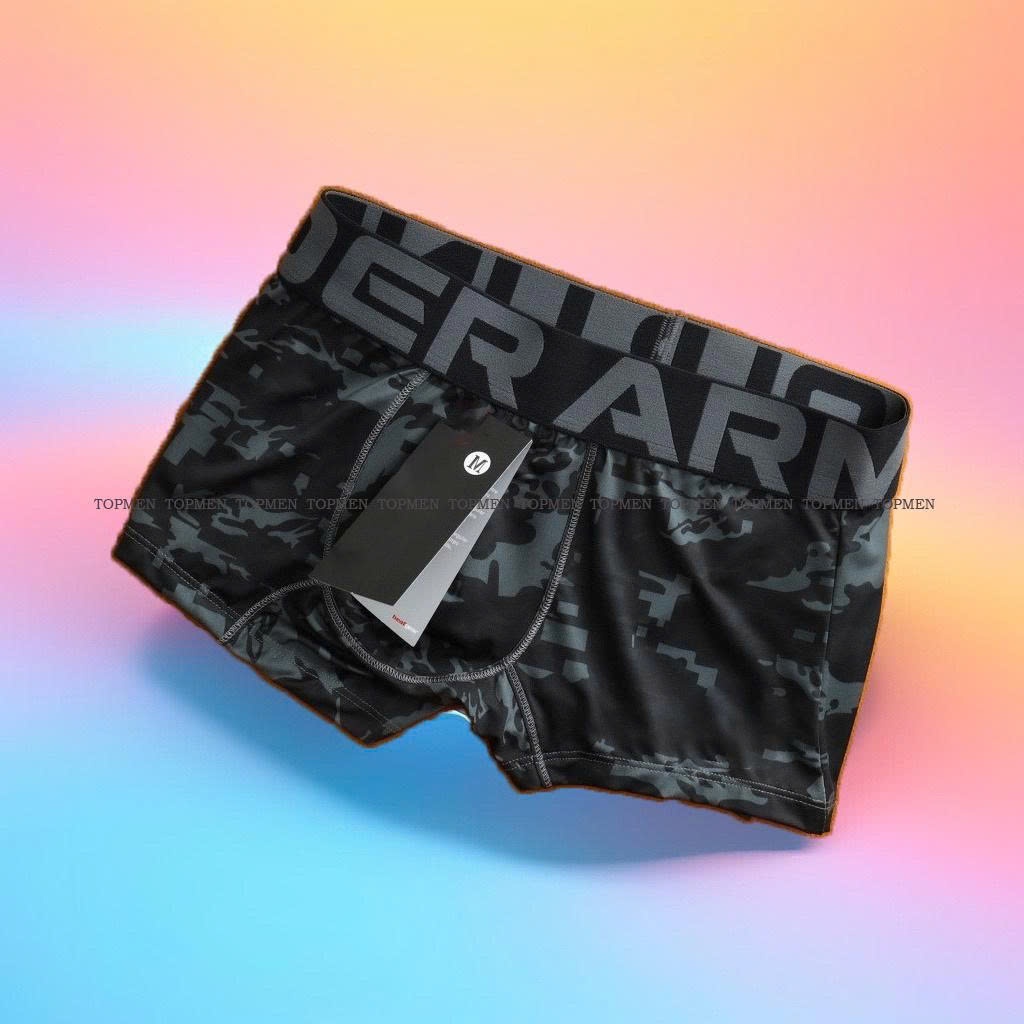 Quần sịp nam Camo thun lạnh co dãn 4 chiều quần lót nam mềm mại bản cạp dệt - TOPMEN