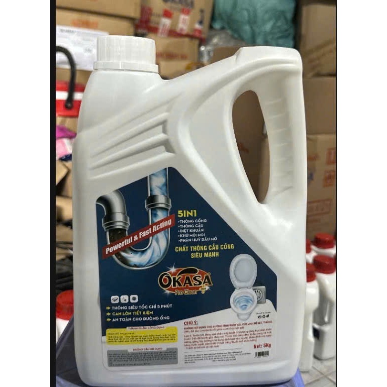 [Hỏa Tốc HCM] Dung Dịch Vệ Sinh Ống Nước OKASA