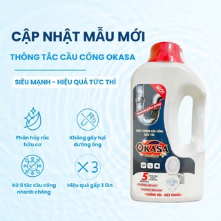 Làm Sạch Ống Nước OKASA Chất Lượng Tốt Chính Hãng