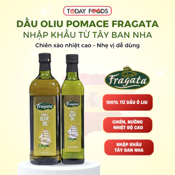 Dầu Oliu Pomace Fragata 500ML / 1L Tây Ban Nha - Dầu Oliu Chiên Xào, Áp Chảo, Nấu Ăn