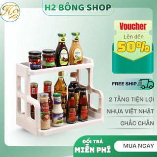 Kệ Để Gia Vị Nhà Bếp Việt Nhật, Giá Để Đồ, Đựng Gia Vị
