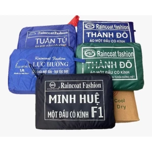 áo mưa siêu nhẹ vải dù 1 mũ-2 mũ
