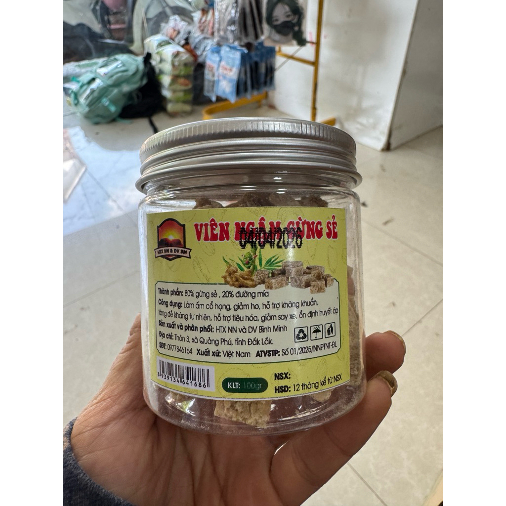 viên ngậm gừng