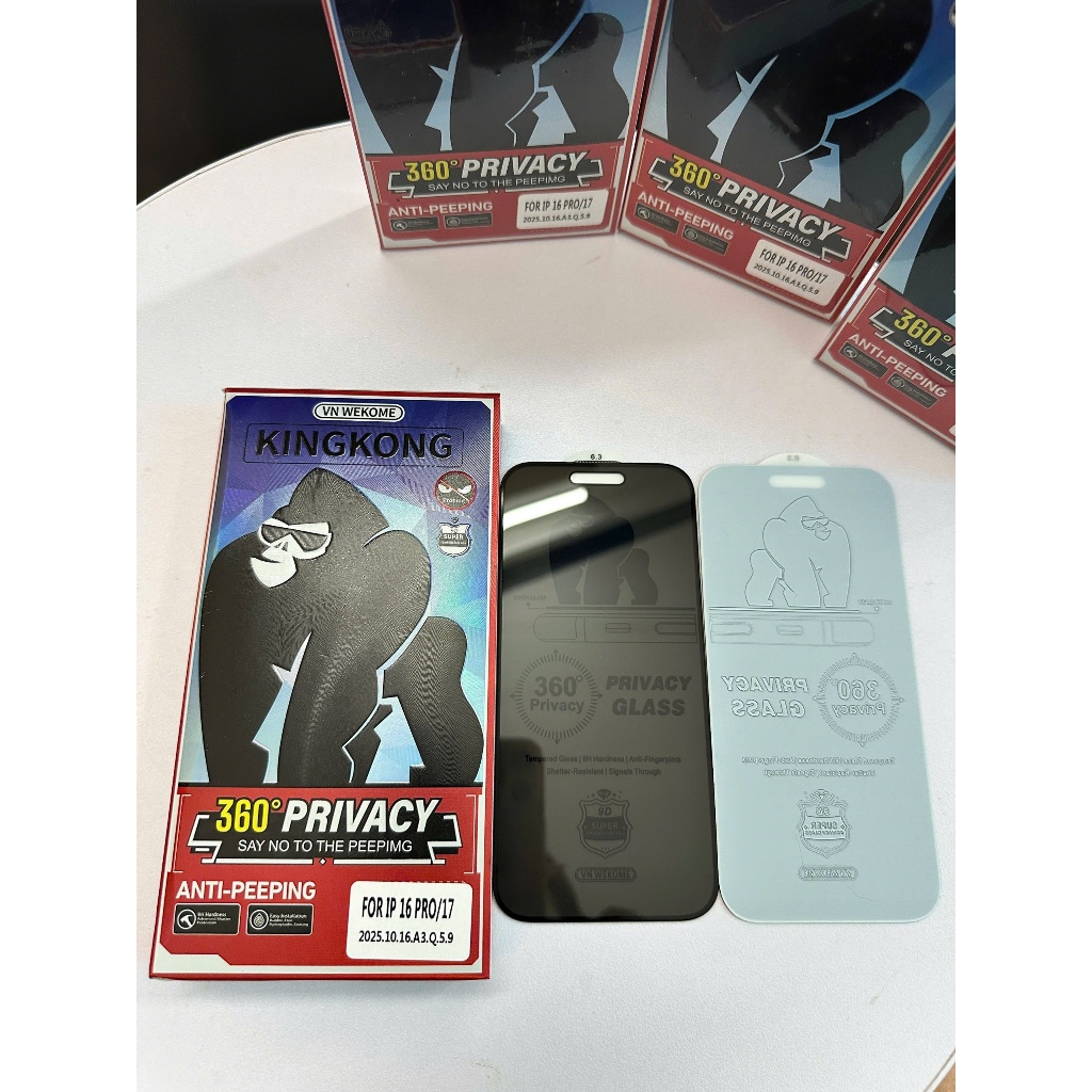 Kính cường lực iphone chống nhìn trộm 360 độ từ mọi góc cho ip 17 ProMax 16 ProMax 15 14 13 12 11 Pro Max Xs Xr XsMax X.