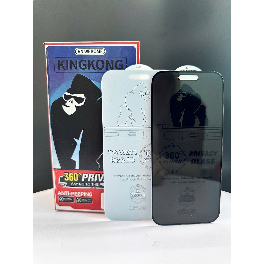 Kính cường lực iphone chống nhìn trộm 360 độ từ mọi góc cho ip 17 ProMax 16 ProMax 15 14 13 12 11 Pro Max Xs Xr XsMax X.