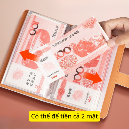 Sổ Tiết Kiệm Tiền Có Mật Khẩu, Sổ Tiết Kiệm Đựng Tiền 100 Ngày, Sổ Tiết Kiệm Tiền Có Túi Zip