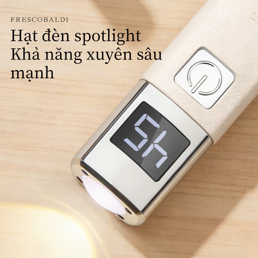 Trắng, đen cam  Đèn led uv Sấy Khô Sơn Móng Tay mini Có Màn Hình led Hiển Thị Nhanh Chóng