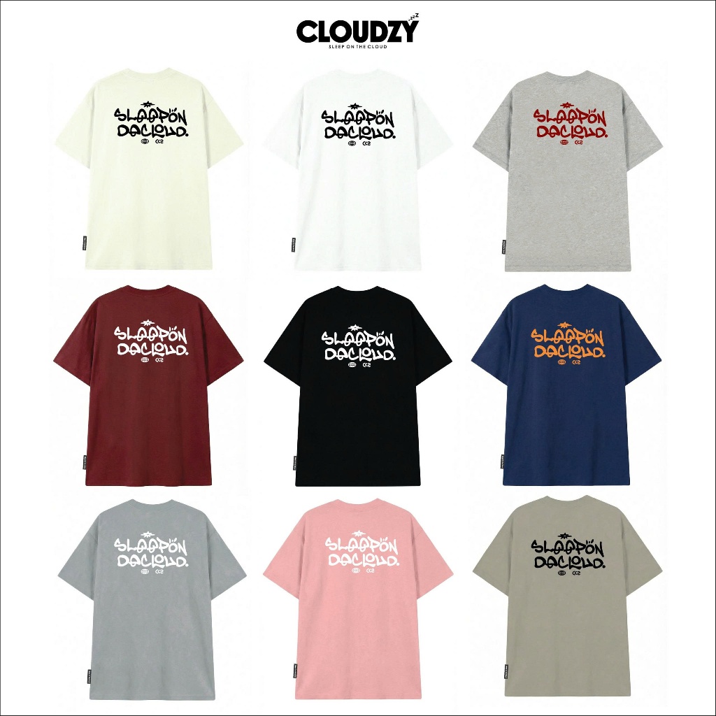 Áo thun Oversize CLOUDZY áo phông local brand cổ tròn in hình unisex 250gsm 100% cotton dày dặn RAW
