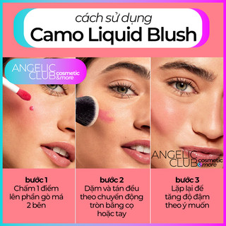 Má Hồng Kem elf Camo Liquid Blush, Má Hồng Dạng Lỏng Lên Màu Đậm, Dễ Tán, Màu Tự Nhiên.