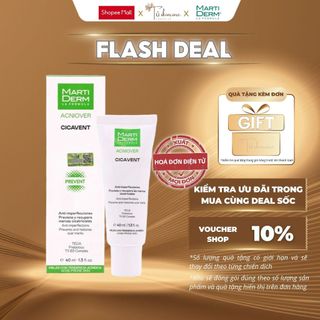 Kem Dưỡng Giảm Mụn & Mờ Vết Thâm Martiderm Acniover Cicavent 40ml
