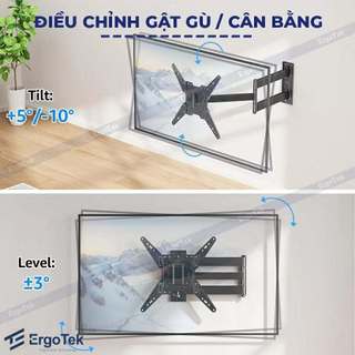 Giá Treo Tivi Xoay Đa Năng Ergotek E86 32'' - 65''Inch [Hàng Chính Hãng]