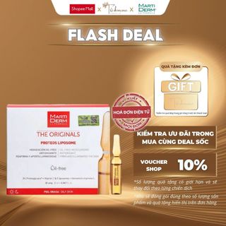 Ampoule Chống Oxy Hoá, Phục Hồi Da Chuyên Sâu MartiDerm The Originals Proteos Liposome