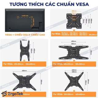 Giá Treo Tivi Xoay Đa Năng Ergotek E86 32'' - 65''Inch [Hàng Chính Hãng]