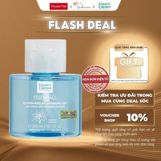 Nước Tẩy Trang Toàn Năng Martiderm Essentials Micellar Cleansing Solution 3 In 1