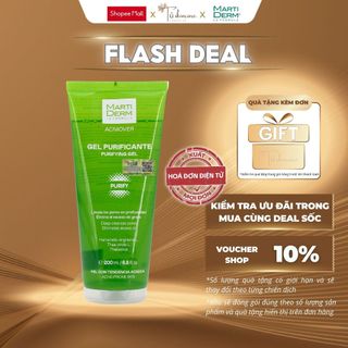 Gel Rửa Mặt Chuyên Biệt Cho Da Dầu, Làm Sạch Sâu Và Giảm Mụn MartiDerm Acniover Purifying Gel