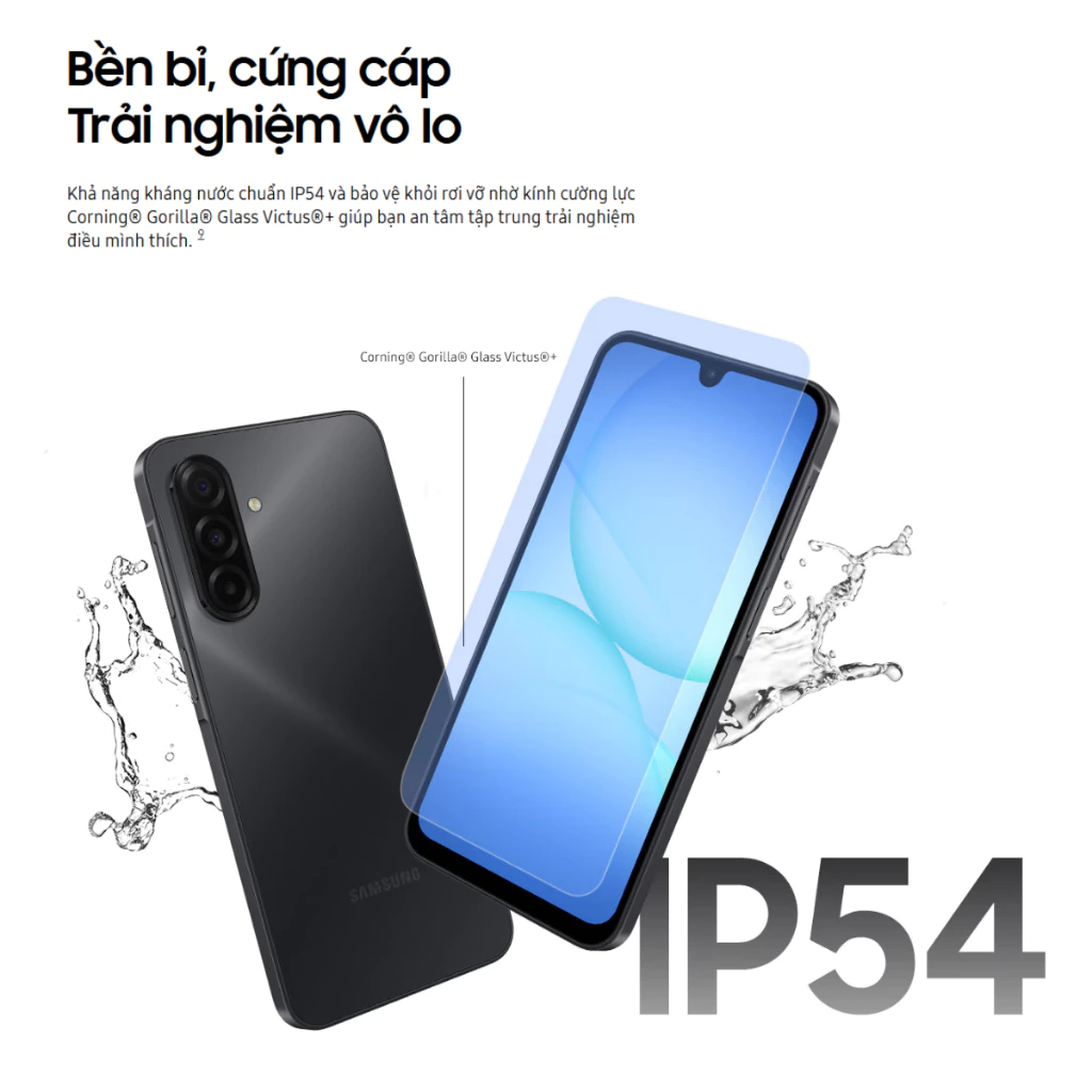 Điện thoại Samsung A17 5G (RAM 8GB + ROM 256GB) màn hình 6.7" FHD+ | Camera chính 50MP | Pin 5000mAh | Hàng chính hãng S
