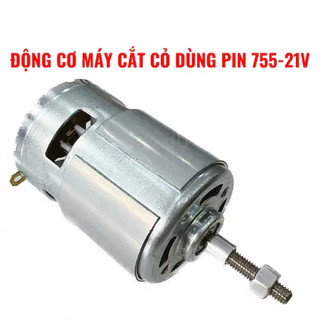 SUBOGDG Motor 755 21V trục dài có ren chuyên dụng cao cấp cho máy cắt cỏ và các thiết bị làm vườn cầm tay khác