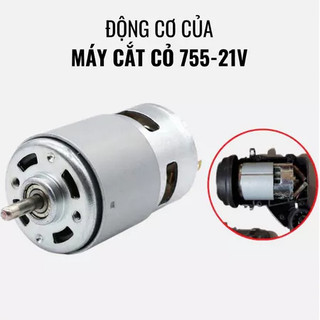 SUBOGDG Motor 755 21V trục dài có ren chuyên dụng cao cấp cho máy cắt cỏ và các thiết bị làm vườn cầm tay khác