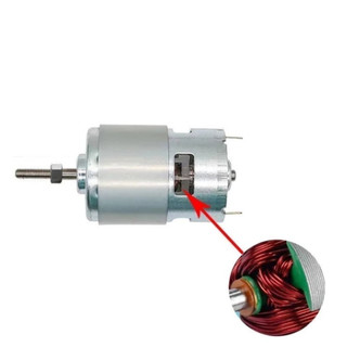 SUBOGDG Motor 755 21V trục dài có ren chuyên dụng cao cấp cho máy cắt cỏ và các thiết bị làm vườn cầm tay khác