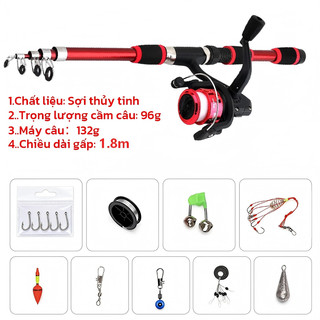 OOKAS  Cần câu cá thu hút Carbon đa năngCombo ho máy ngang và máy đứng-Câu Cá Hiệu Quả