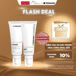 Kem và Gel Dưỡng Phục Hồi Và Làm Dịu Da Sau Treament Toskani Total Recovery Cream/Recovery Gel