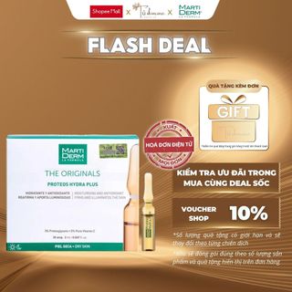 Ampoule Dưỡng Ẩm, Làm Săn Chắc & Ngừa Lão Hoá Da - MartiDerm The Originals Proteos Hydra Plus