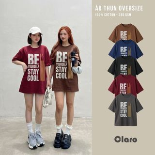 Áo Thun Nam Nữ Oversize áo phông unisex Cotton form chuẩn phong cách tối giản năng động - TS238