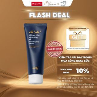 Sáp Tẩy Trang oh!oh! Divine Blue Cleansing & Massaging Balm Melia Azadirachta Leaf & Flower Extract