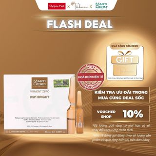 Ampoule Dưỡng Sáng Đều Màu Da, Giảm Đốm Sắc Tố - MartiDerm Pigment Zero DSP Bright