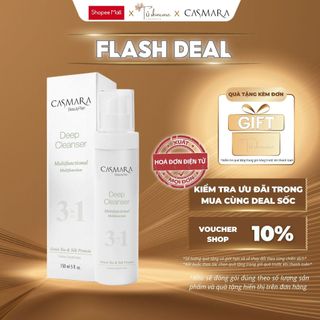 Sữa Rửa Mặt 3 trong 1 Giúp Làm Sạch Sâu Và Cân Bằng Độ pH Cho Da Casmara Deep Cleanser 3in1