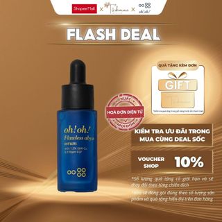 Tinh Chất Dưỡng Da oh!oh! Flawless Abyss Serum with 1.2% GHK-Cu & 9.9ppm EGF 15g