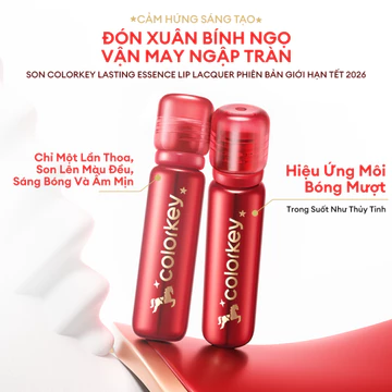 [QUÀ TẶNG] Son Bóng Có Dưỡng COLORKEY Tạo Hiệu Ứng Căng Mọng, Hỗ Trợ Dưỡng Ẩm Mềm Mịn 3ml