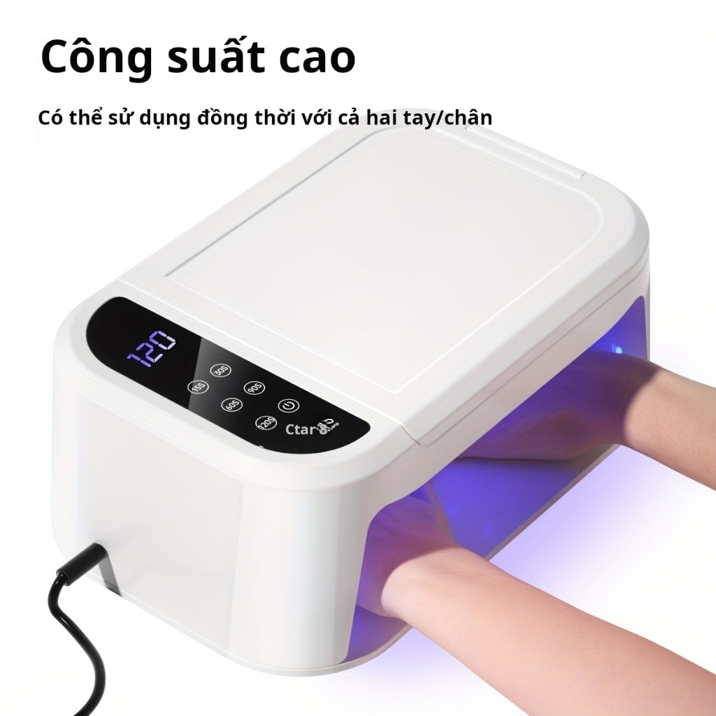 cta8 Đèn sấy móng  có dung tích lớn, sấy nhanh và công suất cao, rất phù hợp cho các tiệm làm móng.