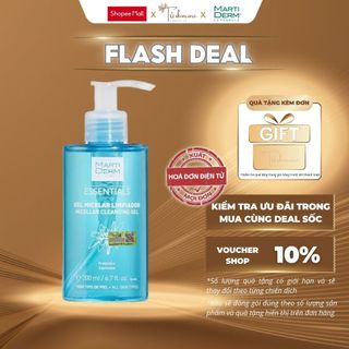 Gel Rửa Mặt Cho Mọi Loại Da - Martiderm Essentials Micellar Cleansing Gel 200ml