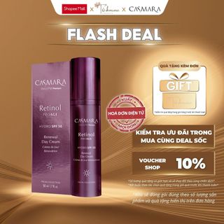 Kem Dưỡng Ban Ngày Chứa Retinol Chống Lão Hóa Và Chống Nắng Casmara Retinol Proage Hydro SPF 50