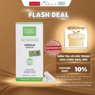 Thực Phẩm Bảo Vệ Sức Khỏe MartiDerm Acniover Capsules (60 viên)