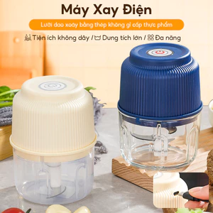 Máy Xay Mini Cầm Tay Xay Thịt Xay Tỏi Ớt Máy Xay Đa Năng Cổng Sạc Type C Tiện Lợi Nhanh Chóng