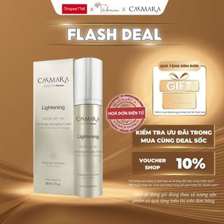 Kem Ngày Làm Sáng, Giảm Nám Và Chống Nắng Casmara Lightening Clarifying Anti-Aging Cream SPF 50