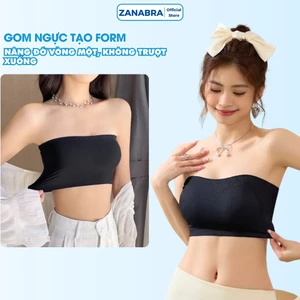 Áo Bra Nữ Đúc Su, Bra Không Dây, Áo Ngực Không Gọng Quây Ngang ZANABRA B8883