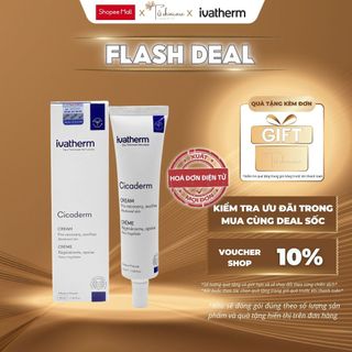 Kem Dưỡng Phục Hồi Hàng Rào Bảo Vệ Da Và Ngăn Ngừa Sẹo Ivatherm Cicaderm Cream