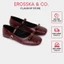 - Giày búp bê nữ balletcore phối nơ xinh xắn kiểu dáng thời trang màu đỏ cao 1cm - EL120