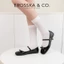 - Giày búp bê nữ balletcore phối nơ xinh xắn kiểu dáng thời trang màu đỏ cao 1cm - EL120